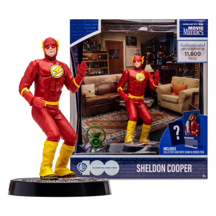 The Big Bang Theory Movie Maniacs WB 100 Sheldon Cooper 6" Limited Edition Figure ( Sub packaging )