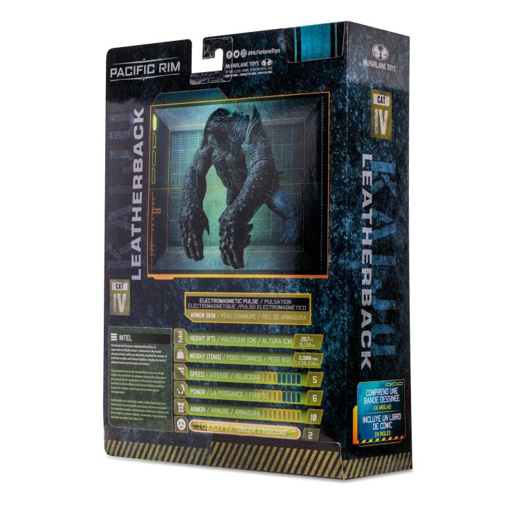 Pacific Rim: Aftermath Leatherback 4" Action Figure Playset with Comic