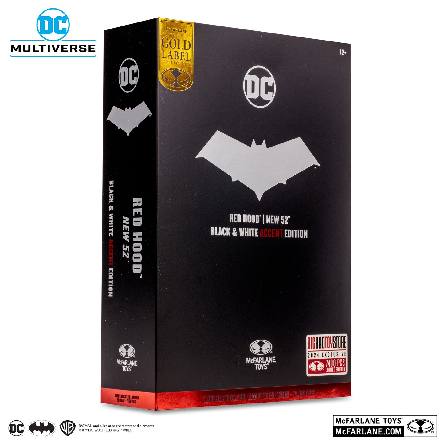 RED HOOD (NEW 52) BLACK & WHITE ACCENT EDITION GOLD LABEL