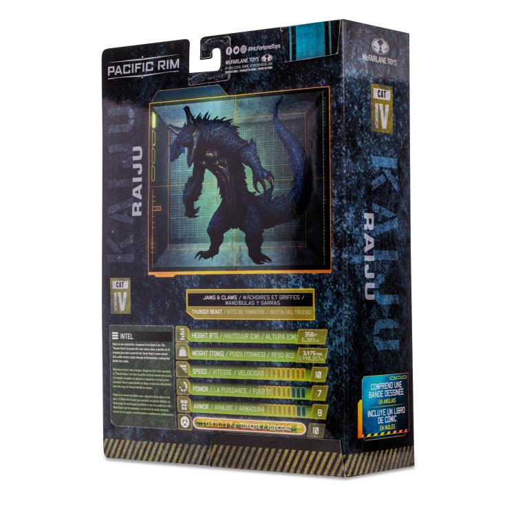 Pacific Rim: Aftermath Raiju 4" Action Figure Playset with Comic