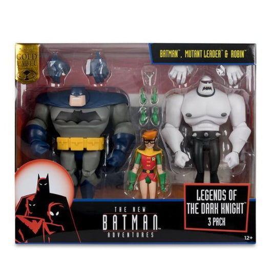 DC DIRECT - NEW BATMAN ADVENTURES 3PK - BATMAN, MUTANT LEADER AND ROBIN - LEGENDS OF THE DARK KNIGHT