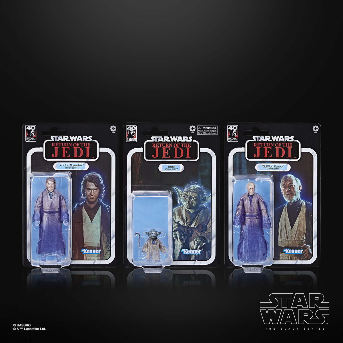 Star Wars The Black Series Force Ghosts 3-Pack - exclusive