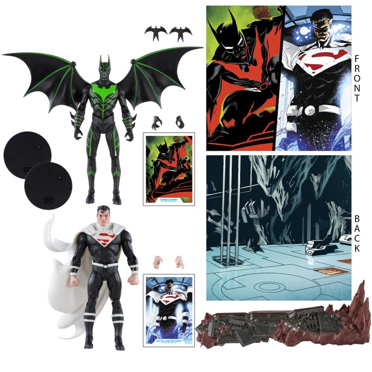 Batman Beyond (Comic) DC Multiverse Batman vs. Justice Lord Superman Action Figure Two-Pack