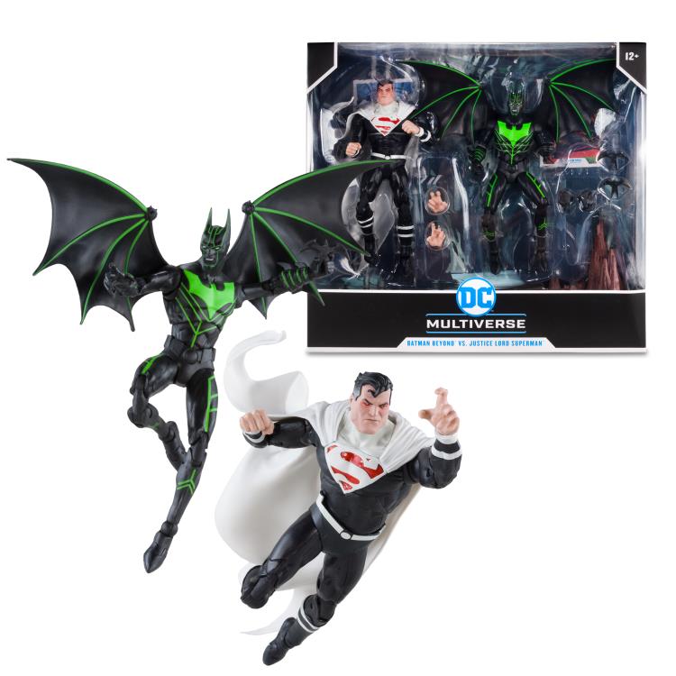 Batman Beyond (Comic) DC Multiverse Batman vs. Justice Lord Superman Action Figure Two-Pack
