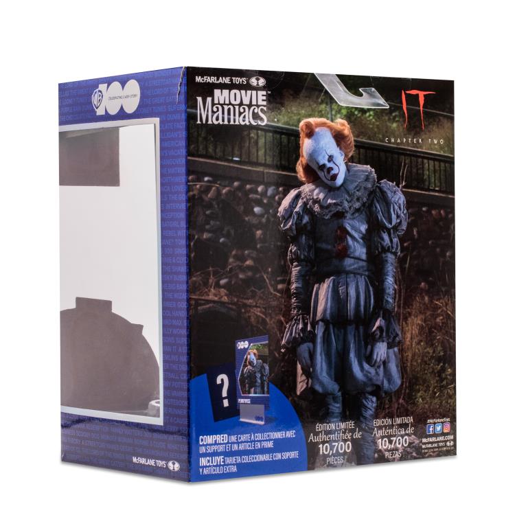 IT Chapter Two Movie Maniacs WB 100 Pennywise 6" Limited Edition Figure