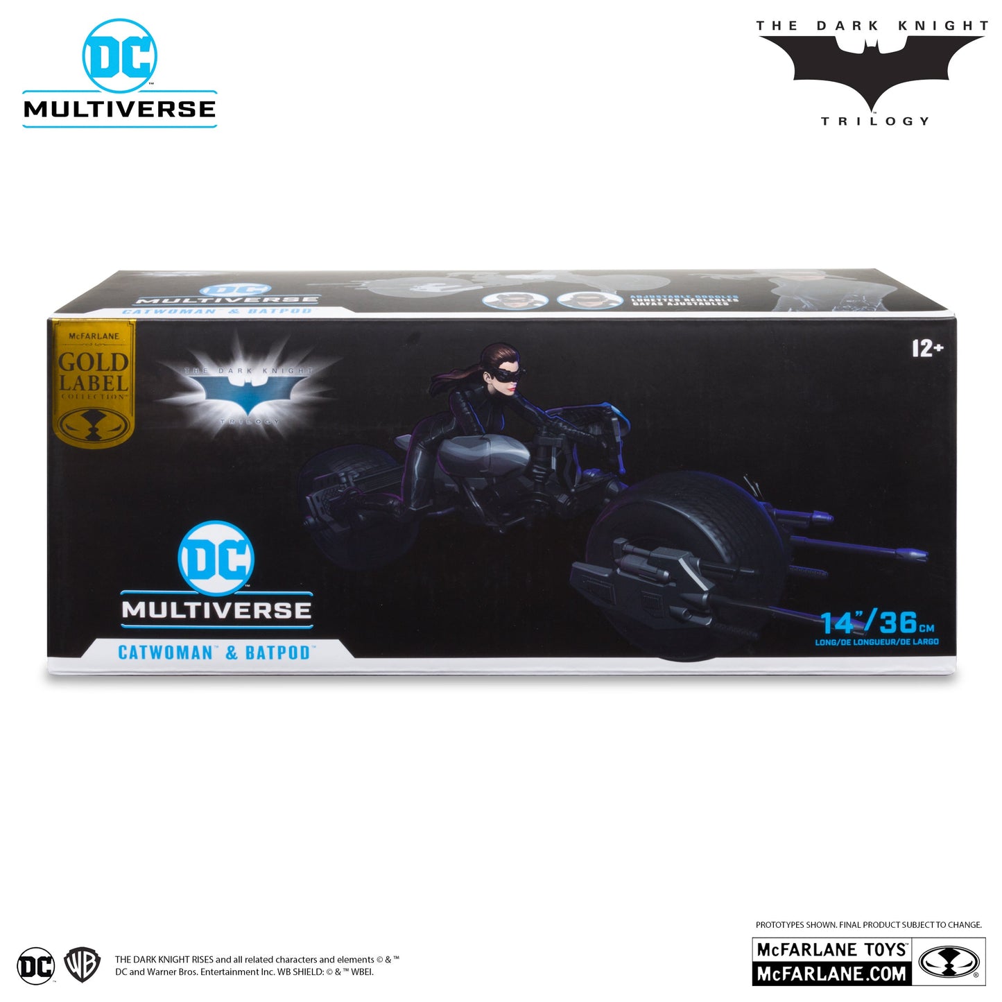 Catwoman and Batpod - The Dark Knight Rises - Exclusive Gold Label