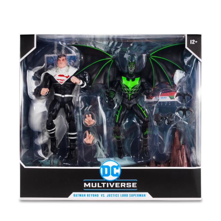 Batman Beyond (Comic) DC Multiverse Batman vs. Justice Lord Superman Action Figure Two-Pack