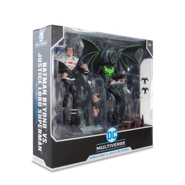 Batman Beyond (Comic) DC Multiverse Batman vs. Justice Lord Superman Action Figure Two-Pack