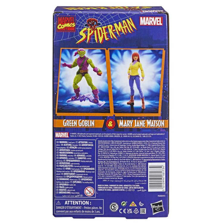 Spider-Man Marvel Legends Mary Jane & Green Goblin Exclusive Two-Pack