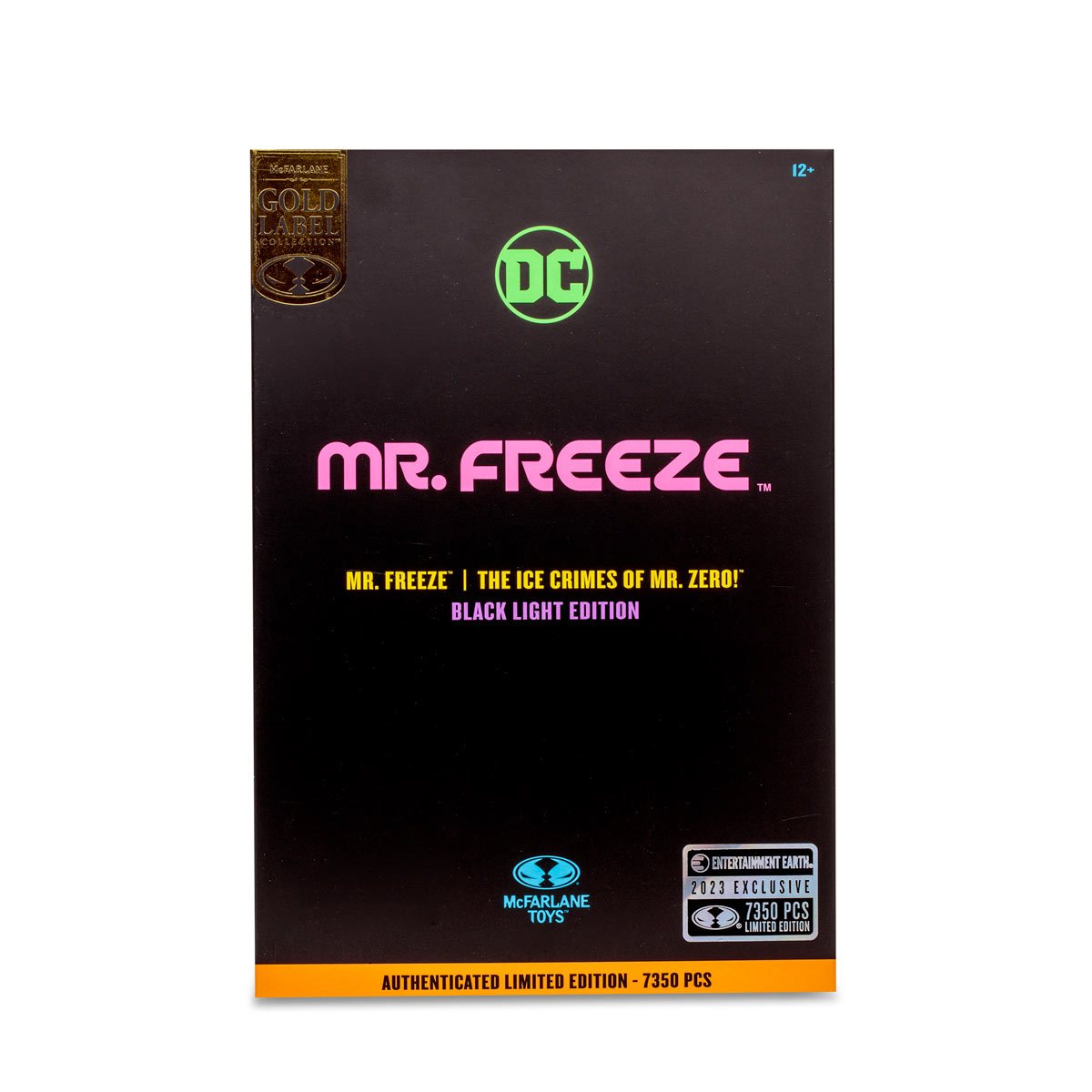Mr. Freeze Black Light Gold Label - Exclusive