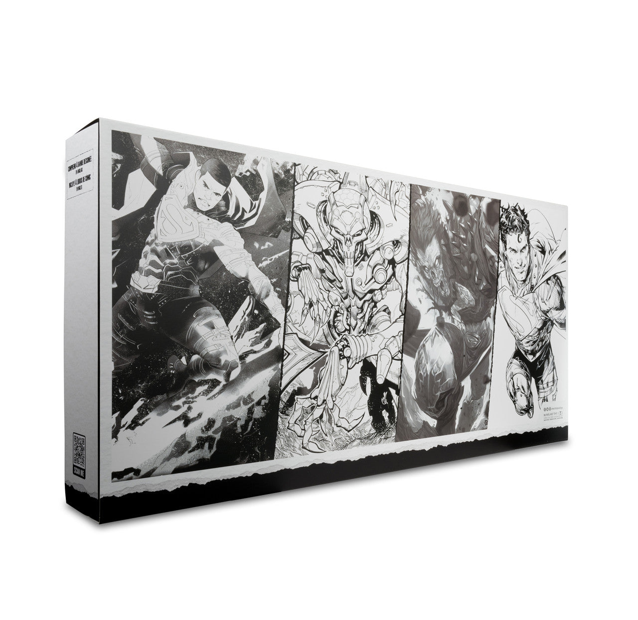 Superman Comics Sketch Edition (Page Punchers: Ghost of Krypton) 7" 4-Pack Gold Label Figure