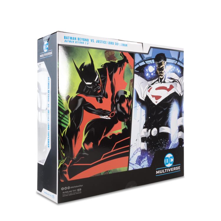 Batman Beyond (Comic) DC Multiverse Batman vs. Justice Lord Superman Action Figure Two-Pack