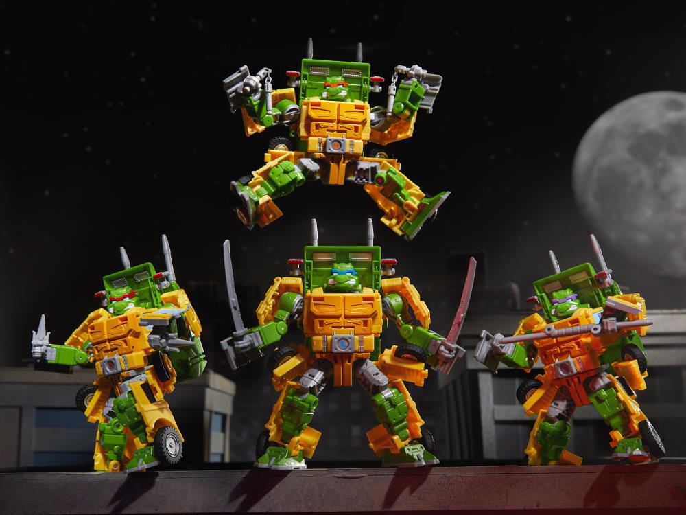 Transformers Collaborative Teenage Mutant Ninja Turtles x Transformers Party Wallop