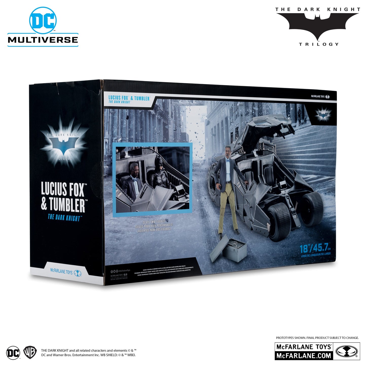LUCIUS FOX & TUMBLER (THE DARK KNIGHT) GOLD LABEL