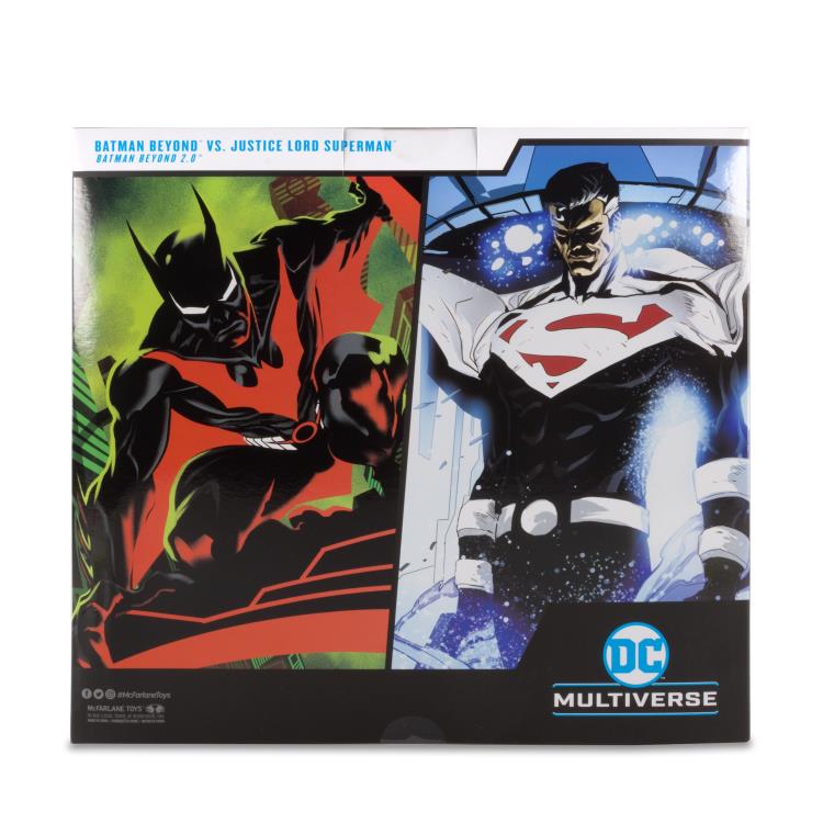 Batman Beyond (Comic) DC Multiverse Batman vs. Justice Lord Superman Action Figure Two-Pack
