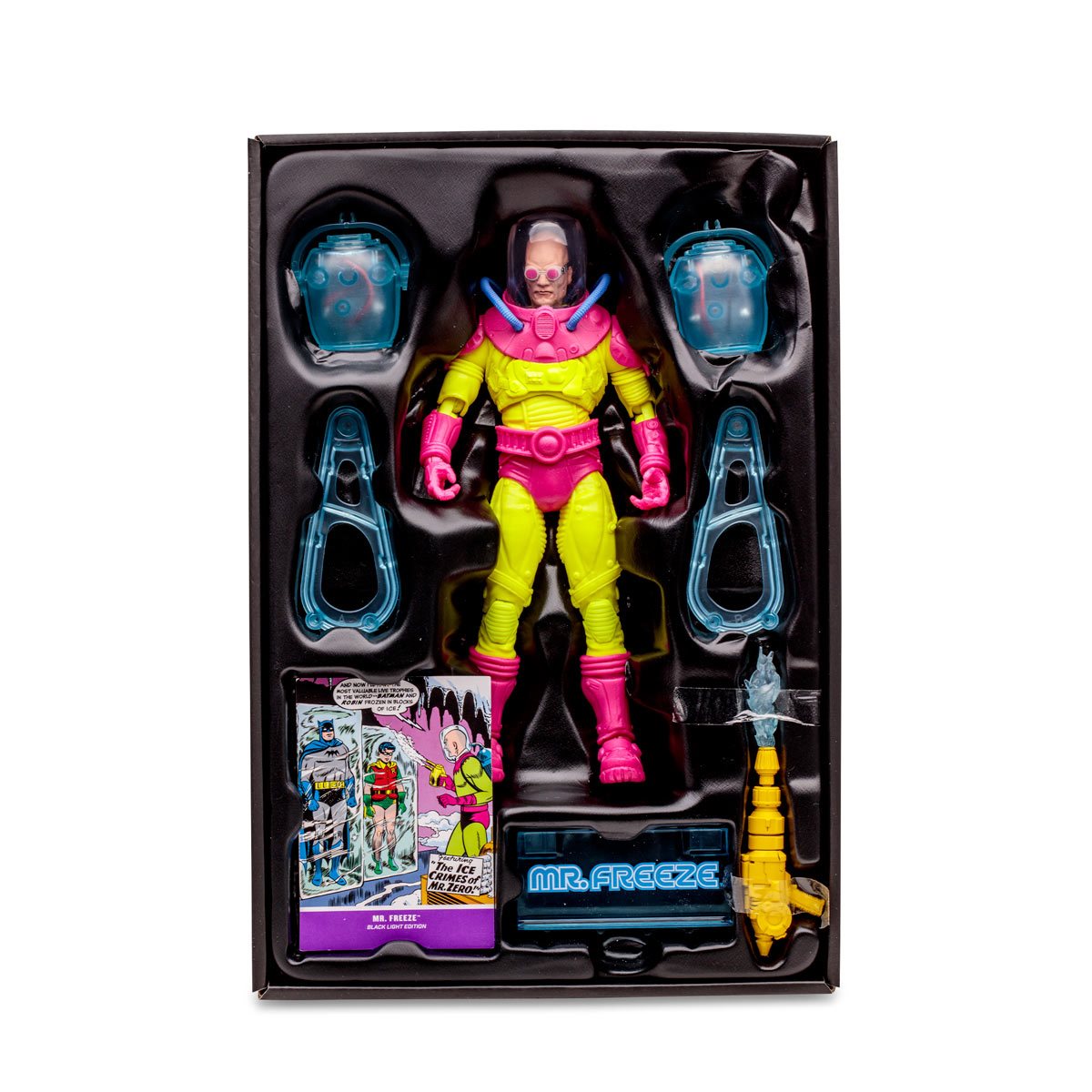 Mr. Freeze Black Light Gold Label - Exclusive