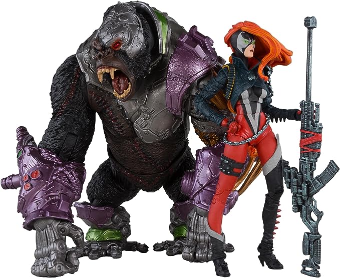 Spawn She-Spawn & Cygor Action Figure 2pack  Gold Label