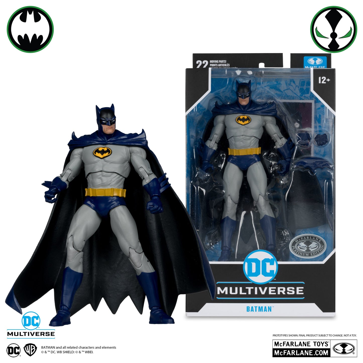 DC MULTIVERSE  - Batman 1996 (Batman/Spawn) - Platinum / Chase
