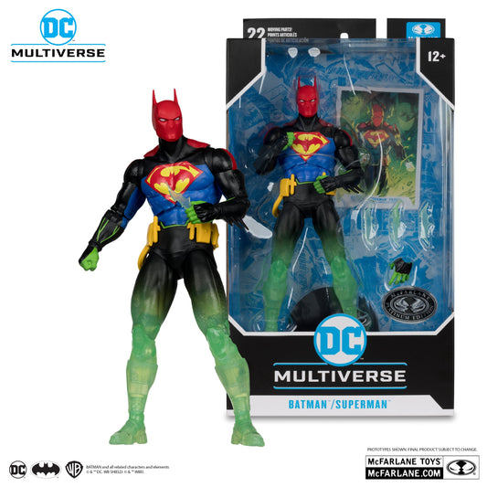 Batman/Superman: World's Finest DC Multiverse Batman/Superman Fusion - Chase