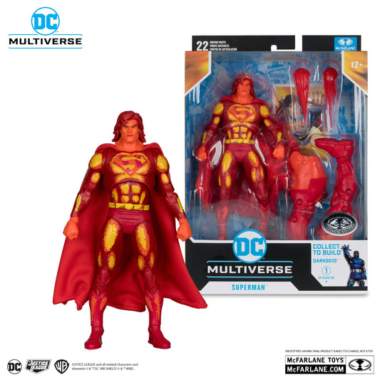 Justice League Task Force DC Multiverse Superman Action Figure - Collect to Build: Darkseid - Platinum / Chase