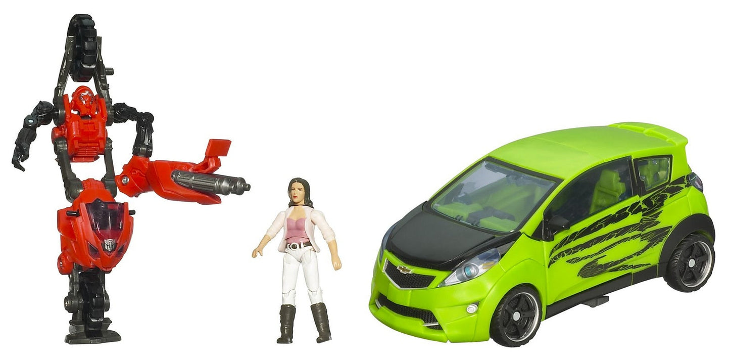 Transformers Movie - Revenge of the Fallen (ROTF) Human Alliance: Autobot Skids with Arcee and Mikaela Banes