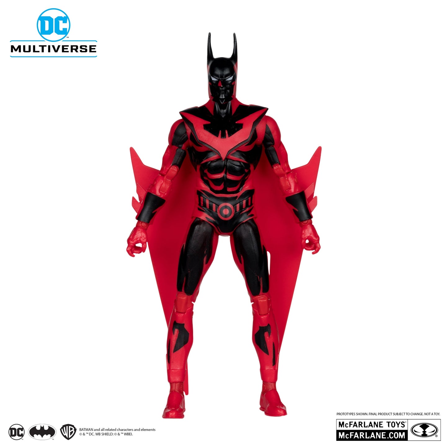 DC MULTIVERSE VEHICLES - BATMOBILE WITH BATMAN BEYOND 7IN FIGURE (GOLD LABEL)