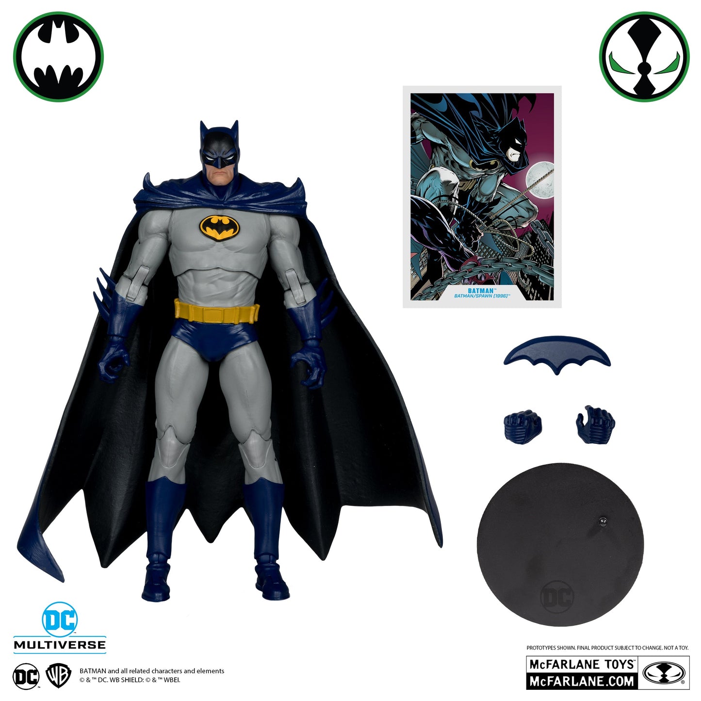 DC MULTIVERSE  - Batman 1996 (Batman/Spawn) - Platinum / Chase