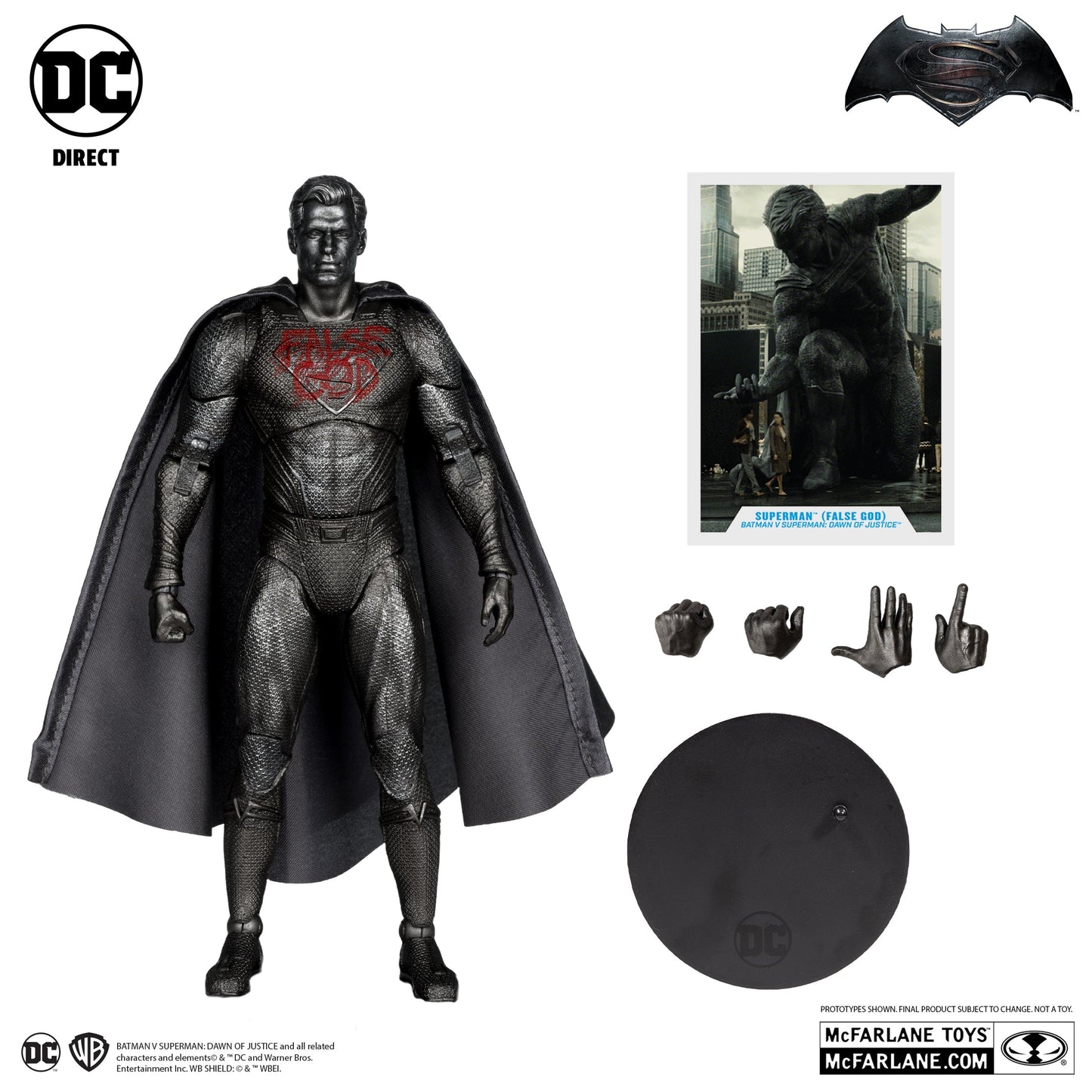 Batman v Superman: Dawn of Justice DC Multiverse - Superman (False God) - Chase / Platinum