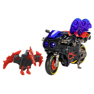Transformers Generations Shattered Glass Collection Decepticon Flamewar with Fireglide