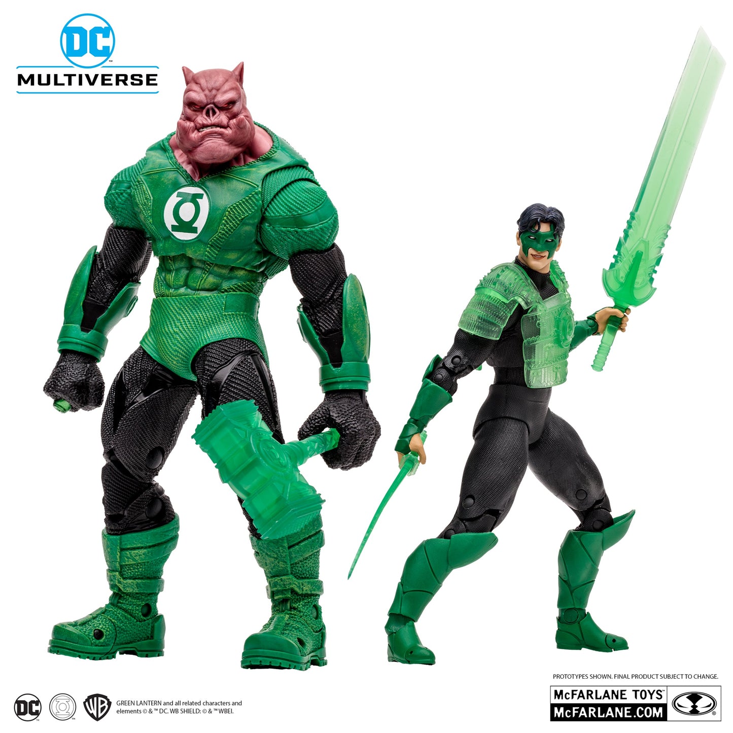 KILOWOG & GREEN LANTERN GOLD LABEL 2 pack - exclusive