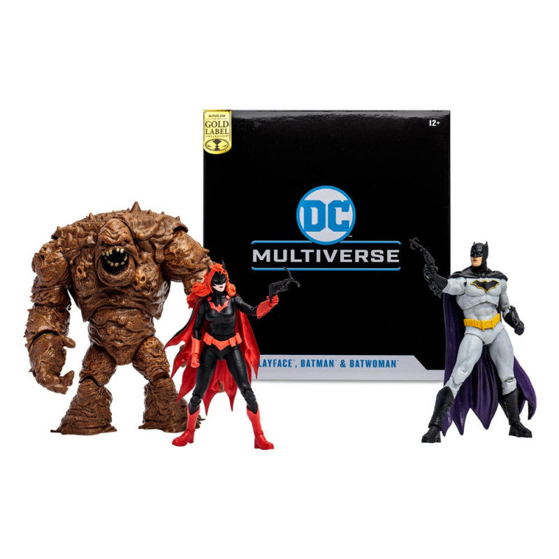 DC Multiverse Action Figure Multipack of Clayface, Batman & Batwoman (DC Rebirth)