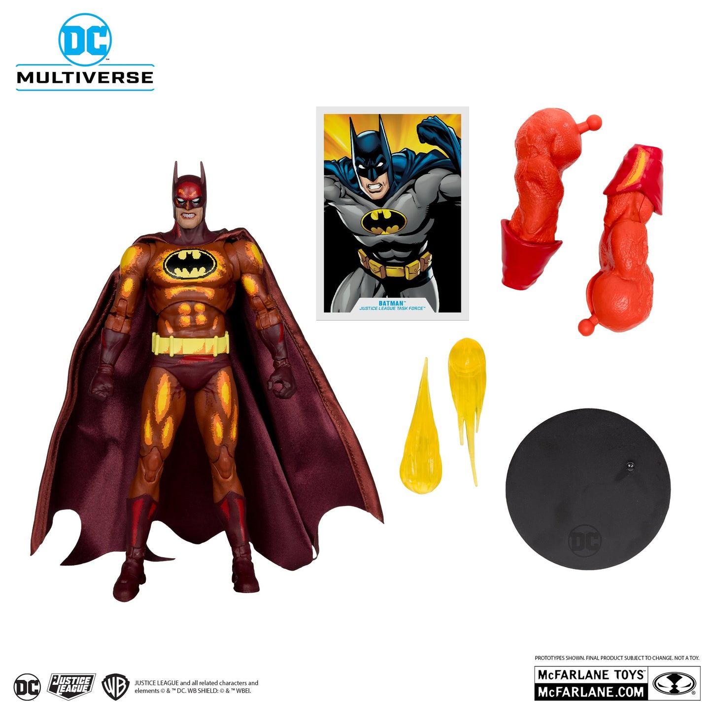 Justice League Task Force DC Multiverse Batman Action Figure - Collect to Build: Darkseid - Platinum / Chase