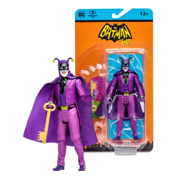 McFarlane Toys DC Batman 1966 Retro Series The Joker Action Figure [Comic]