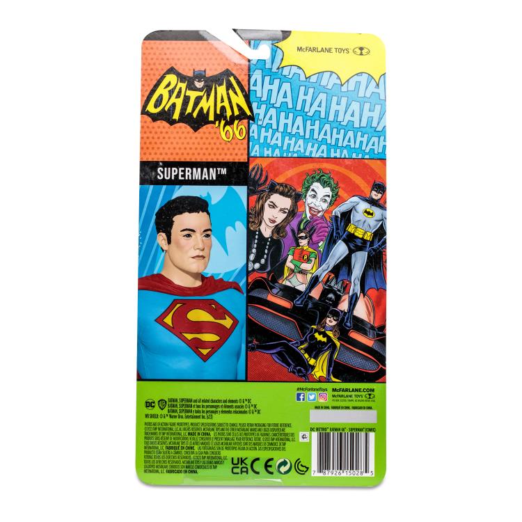 McFarlane Toys DC Batman 1966 Retro Series Superman Action Figure [Comic]