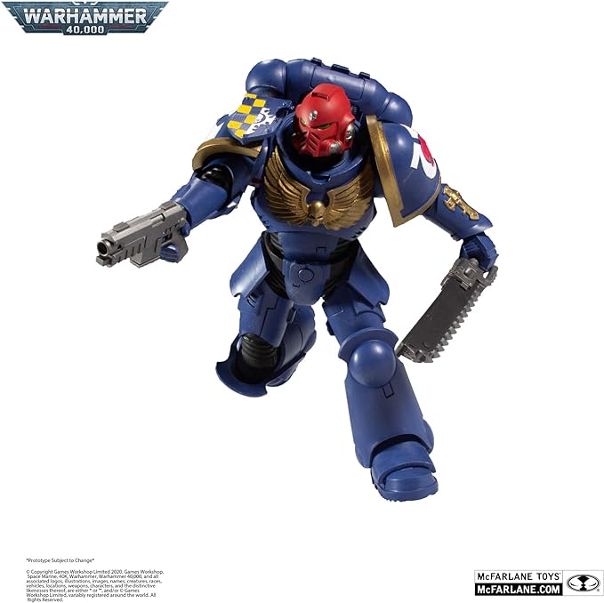 Warhammer 40000 7 Inch Action Figure Wave 1 - Ultramarines Primaris Assault Intercessor