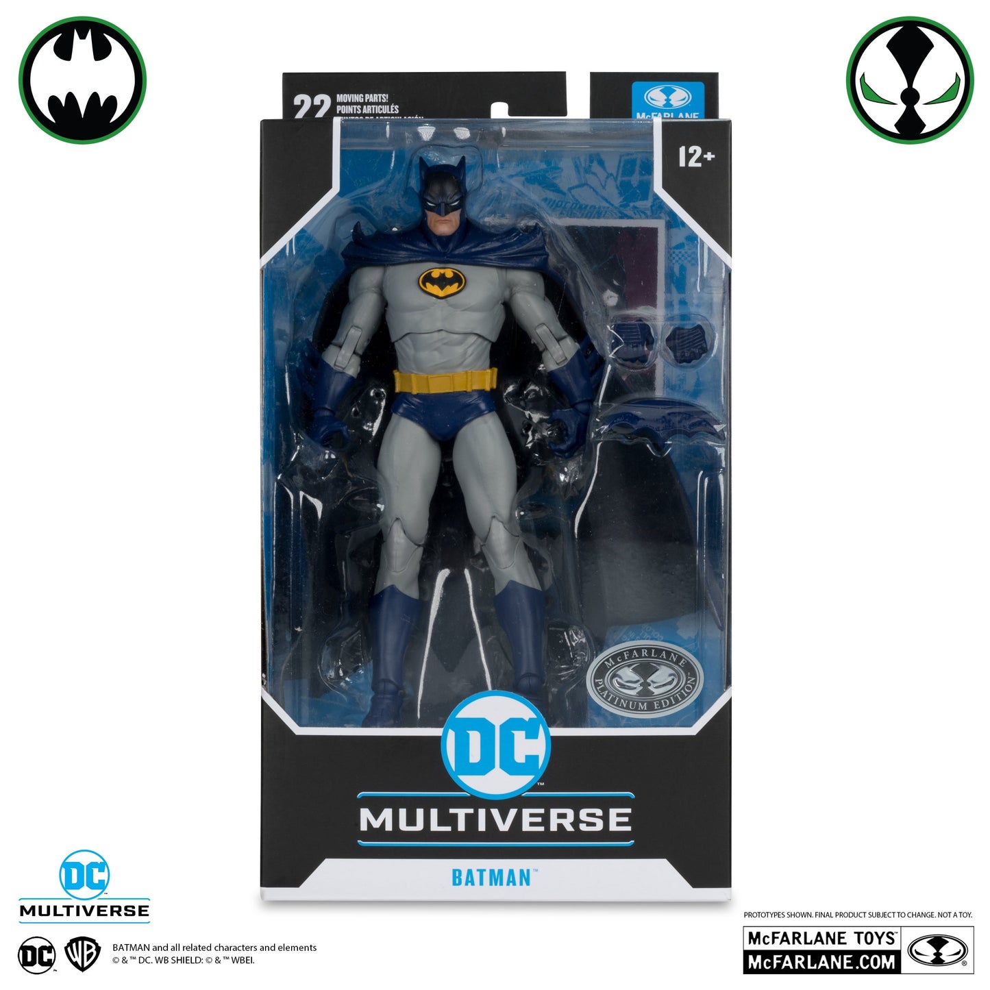 DC MULTIVERSE  - Batman 1996 (Batman/Spawn) - Platinum / Chase