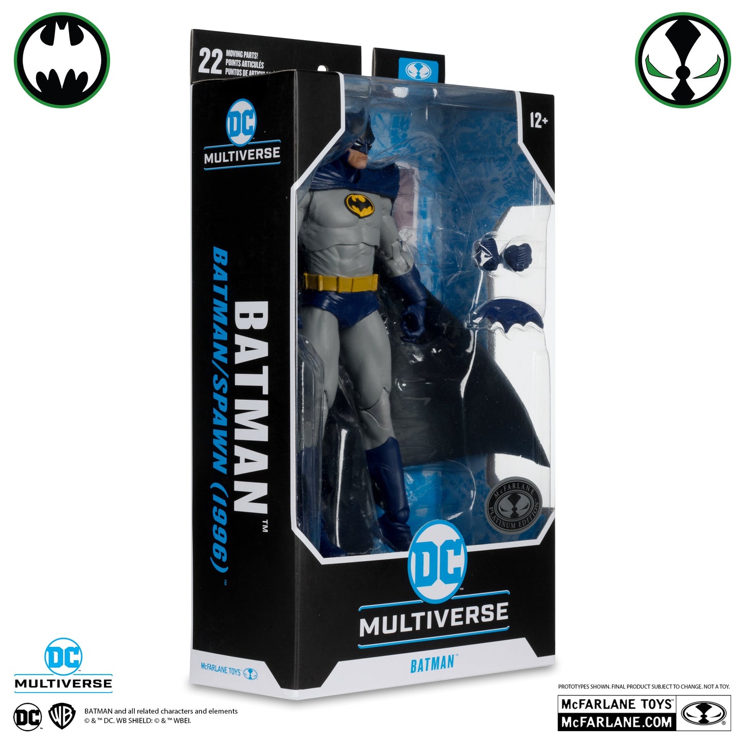 DC MULTIVERSE  - Batman 1996 (Batman/Spawn) - Platinum / Chase