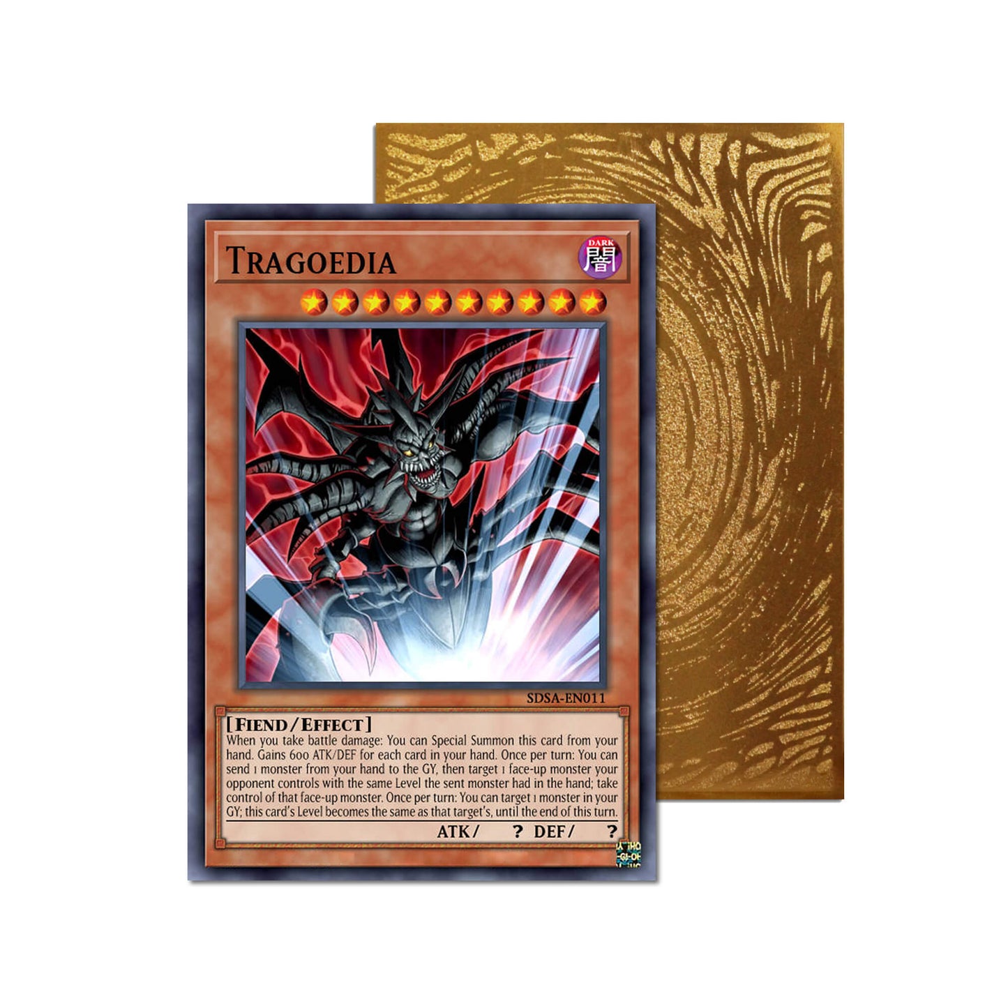 Tragoedia Metal Orica Card