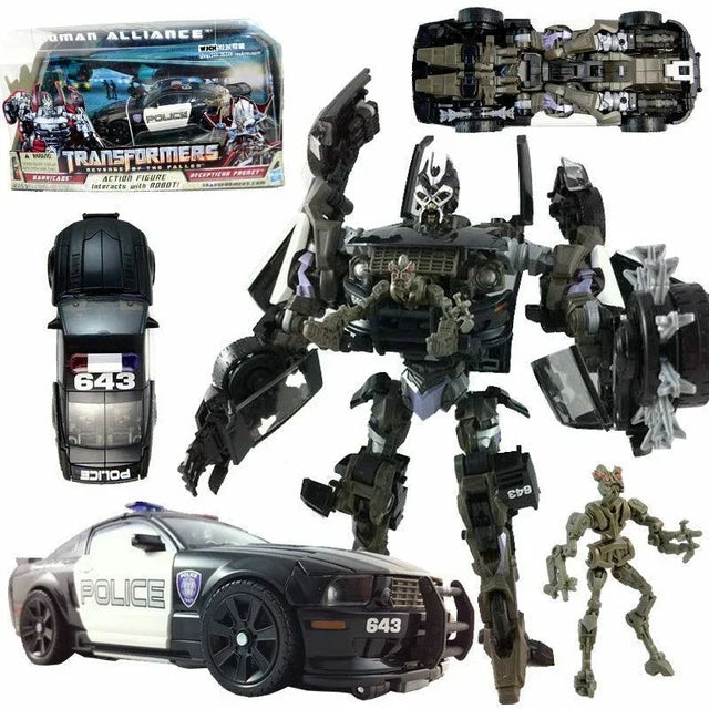 Transformers Human Alliance Barricade with Decepticon Frenzy