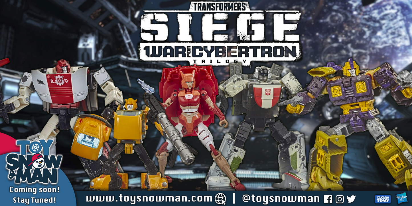 Set of 5 NETFLIX EDITION - TRANSFORMERS GENERATIONS WAR FOR CYBERTRON TRILOGY