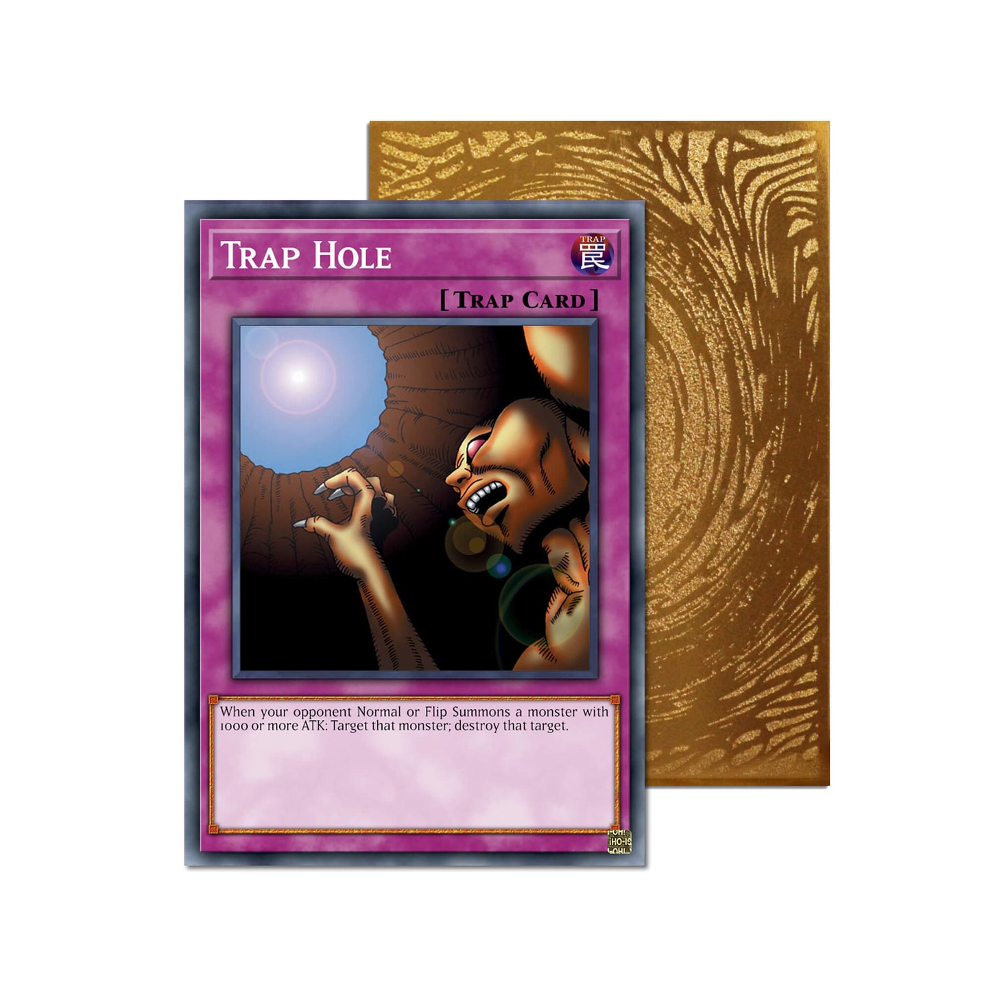 Trap Hole Metal Orica Card
