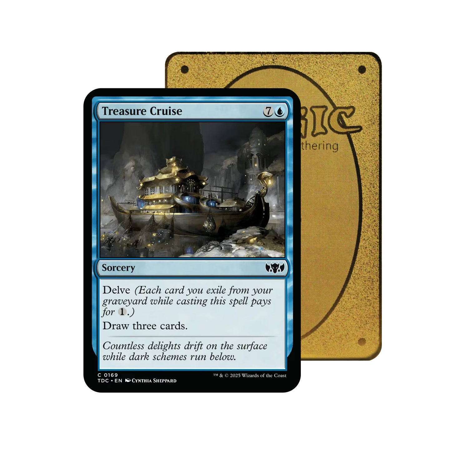 Treasure Cruise Metal Orica Card