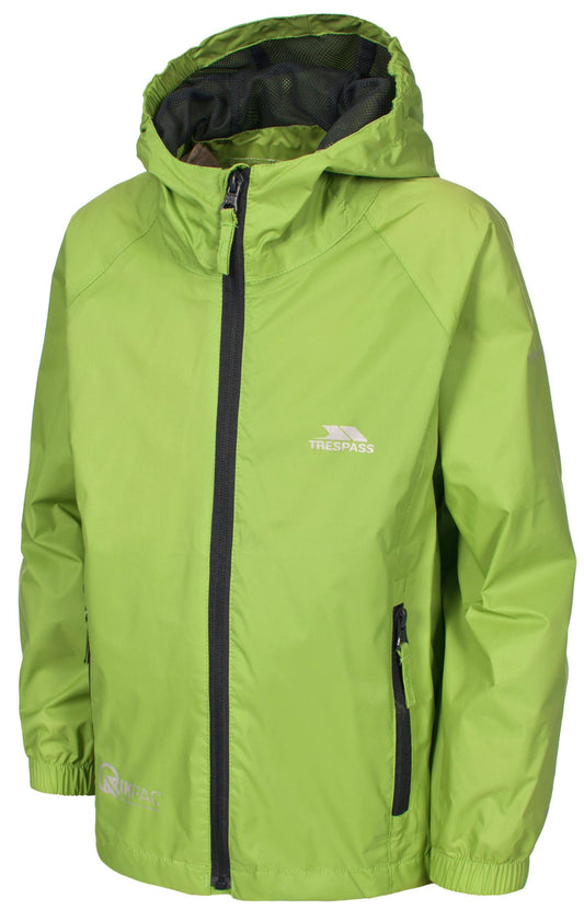 Trespass Children's Qikpac Rain Jackets Ages 2-4
