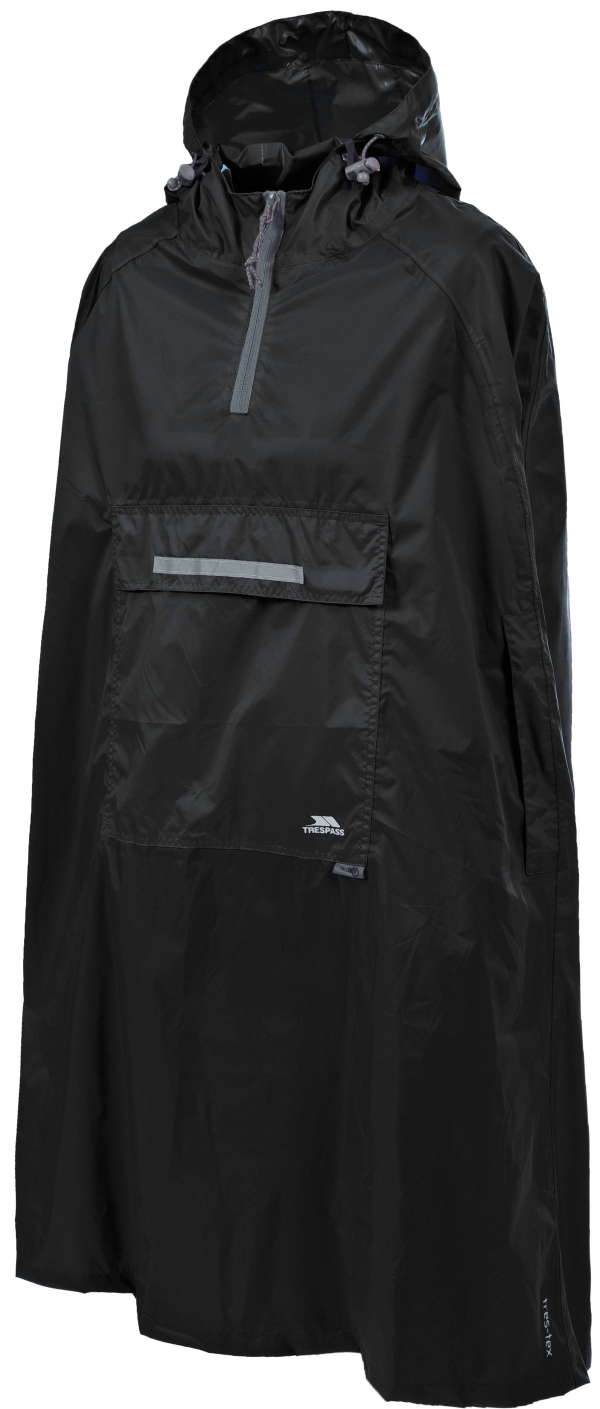 Trespass Unisex Qikpac Packaway Waterproof / Breathable Travel Ponchos Small
