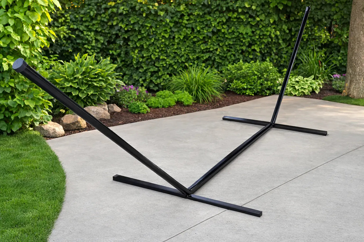 Deluxe Quilted Hammock with 3-Beam Stand