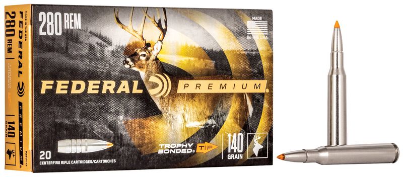 Federal Trophy Bonded Tip 280 Rem 140 Grain