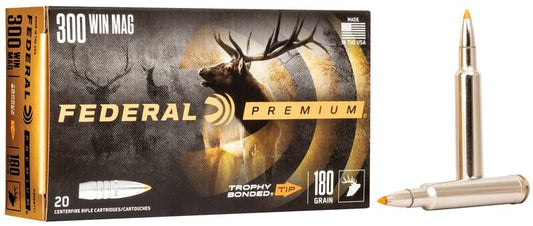 Federal Trophy Bonded Tip 300 Win Mag 180 Grain