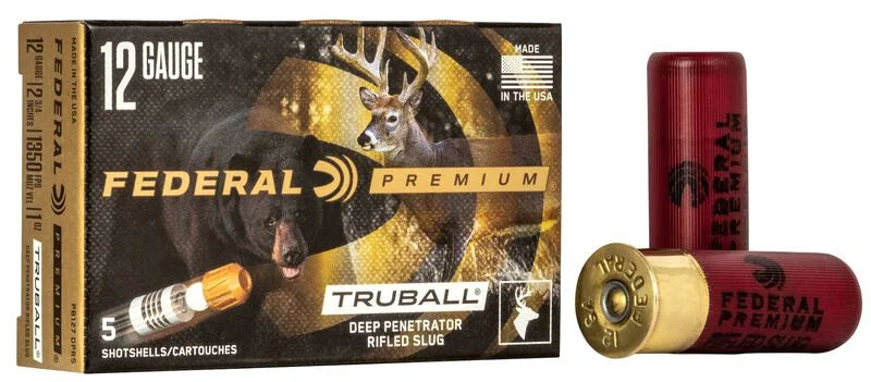 Federal TruBall Deep Penetrator Rifled Slug 12 Gauge 438 Grain