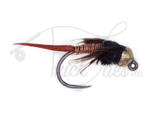 Tungsten Jighead Copper John Barbless