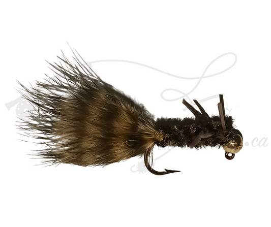 Tungsten Jighead TJ Hooker Black/Brown